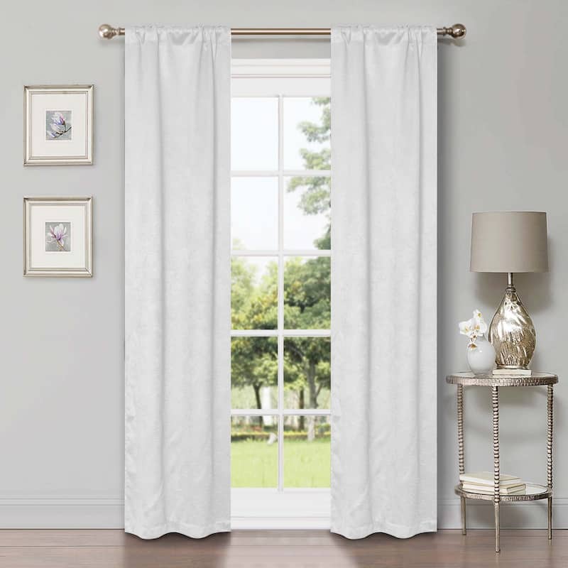 Superior Waverly Washable Room Darkening Curtains, Set of 2 Panels