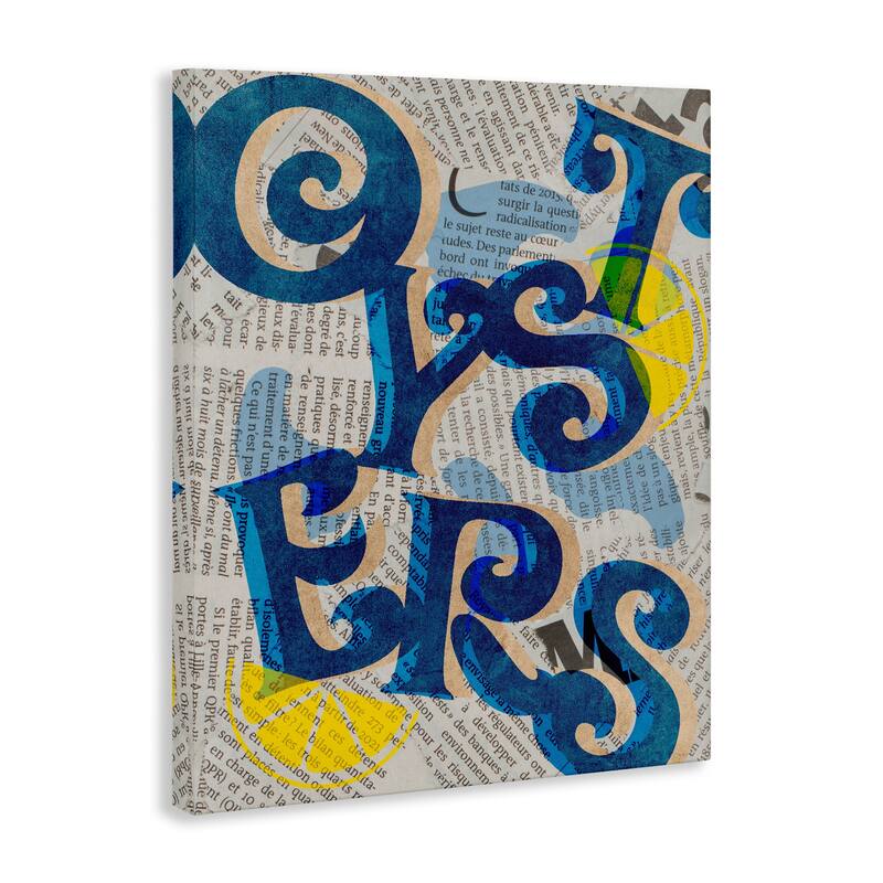 Stupell Classic Retro Oysters Canvas Wall Art Design By Lil' Rue