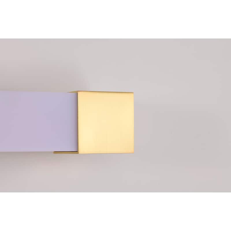 Brightwyn 16 Inch LED Vanity Brushed Brass Finish - Brushed Brass