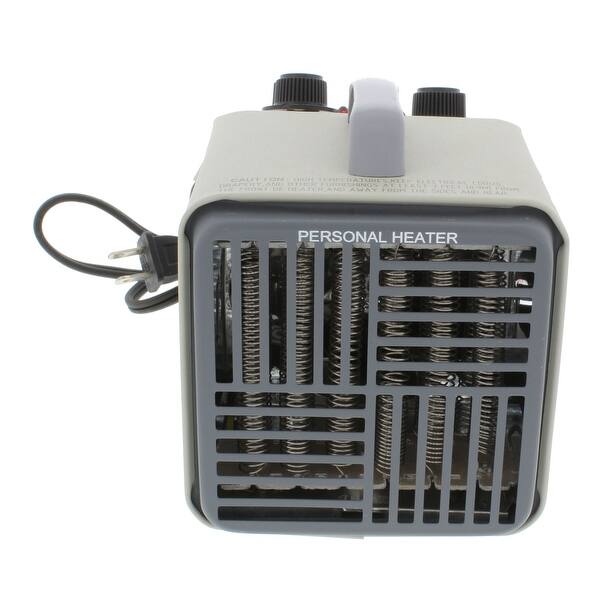 Comfort Zone Cz707 1500 Watt Compact Utility Heater Gray Overstock 12442129