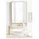 preview thumbnail 7 of 7, Kate and Laurel Chadwin Rectangle Wall Mirror with Shelf - 20x34
