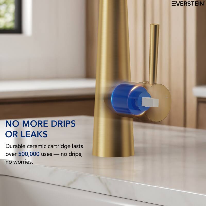Modern 2-Function Pull-Down Kitchen Faucet – Single Handle, 1-Hole Installation