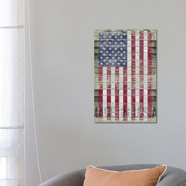 slide 2 of 4, iCanvas "American Flag II" by Diego Tirigall Canvas Print 26x18x1.5