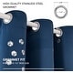 preview thumbnail 4 of 8, Deconovo Blackout Silver Cube Curtains(2 Panel)