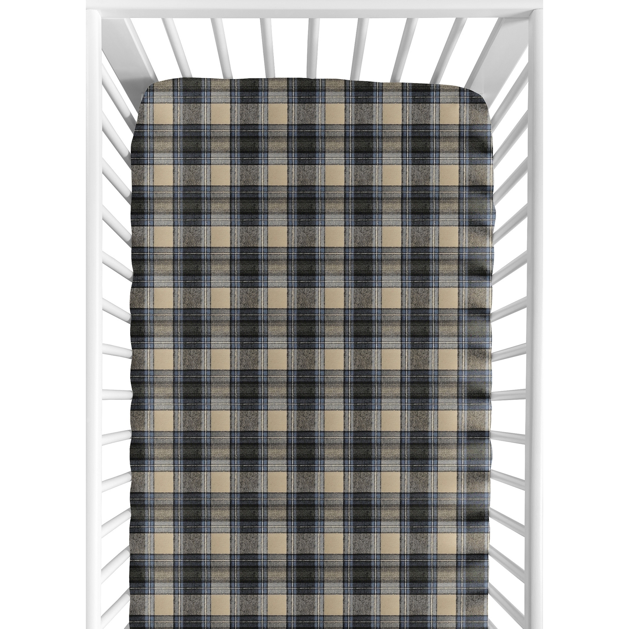 Tan crib deals sheet