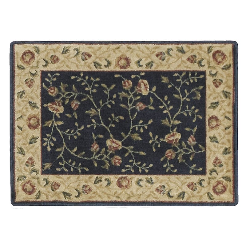 Nourison Somerset Abrash Bordered Floral Area Rug