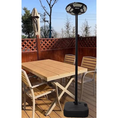 Power Circular UFO Street Lamp, LED Solar Garden Lights, Include Pole