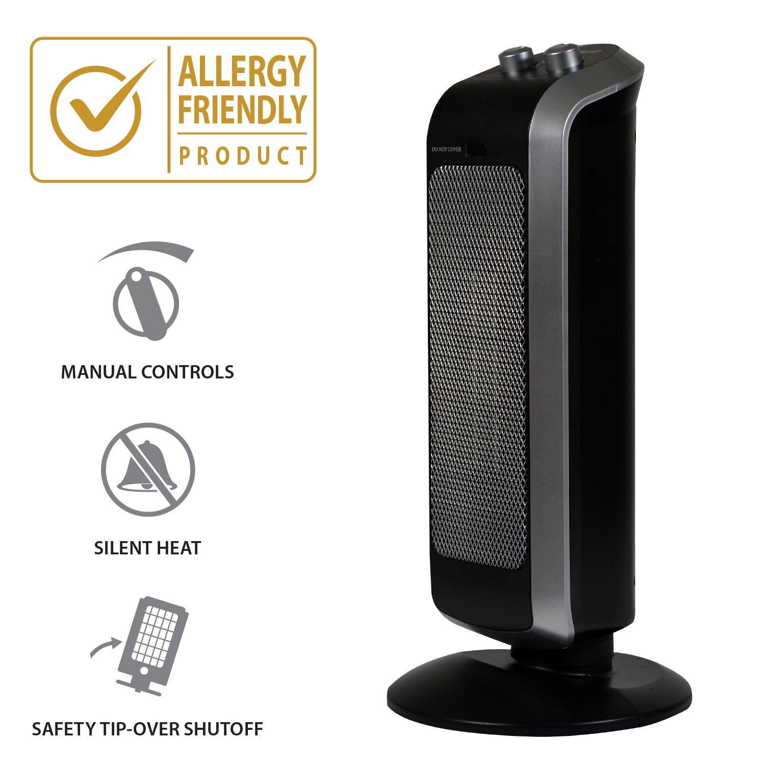 Soleus Air 1500W Oscilliating Tower Ceramic PTC Personal Heater - Bed Bath  u0026 Beyond - 31300114