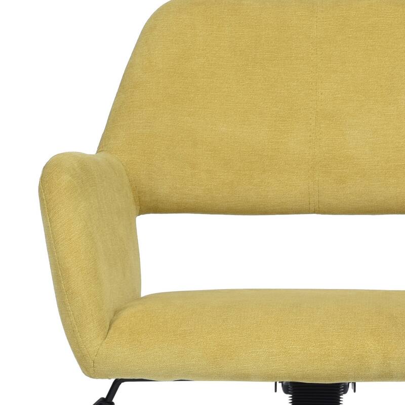 Homylin Modern Velvet Upholstered Task Chair with 360 Degree Swivel