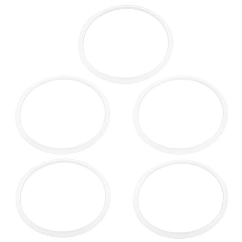 Kitchen Pressure Cooker Rubber Gasket Sealing Ring 22cm Inner Dia 5pcs - Clear - 9.6" x 8.7"(Outer Dia*Inner Dia)