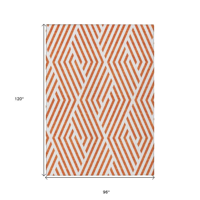Mave Abstract Shapes Weather Resistant Classic Meets Modern Outdoor Rug