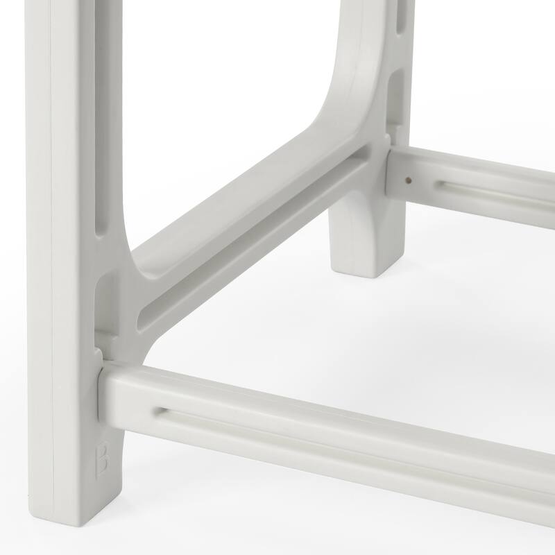 Coastline Outdoor Poly Adirondack Chair with Side Table