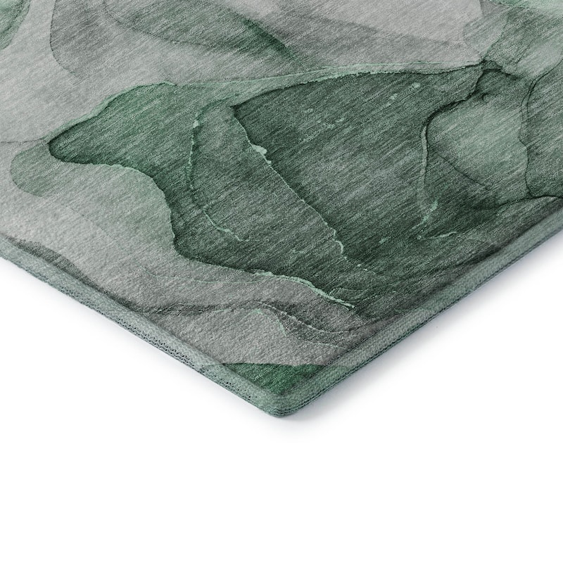 Premium Washable Super Soft Abstract Watercolor Mayfield Rug