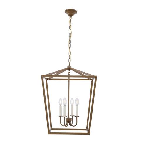Femi 20-inch Open Lantern-like 4-light Pendant