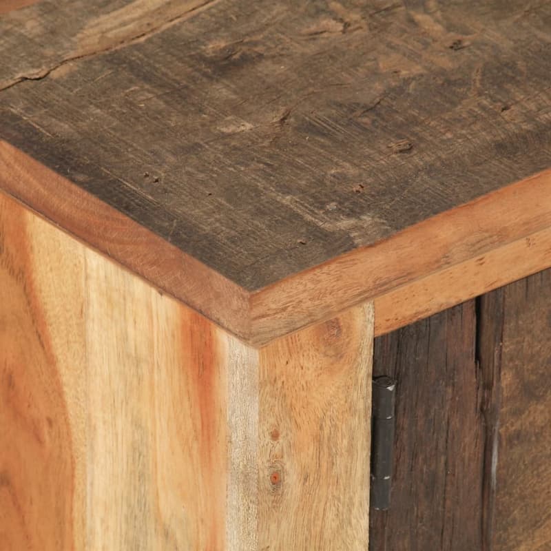 vidaXL Coffee Table 35.4"x19.7"x12.2" Solid Reclaimed Wood