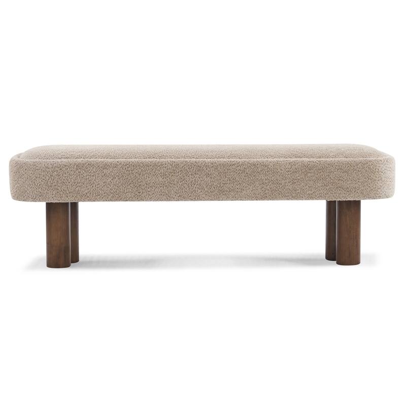 Christopher Knight Home - Modern Upholstered Dining Bench with Padded Seating