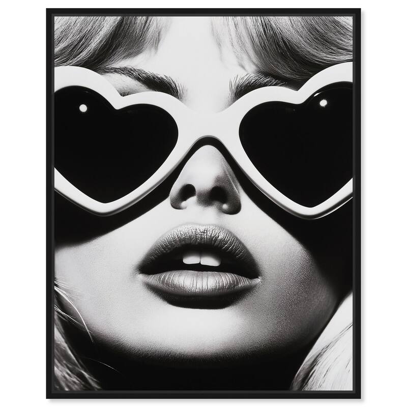 Love Through the Lens Canvas by Art Remedy - 36" x 45" - Black