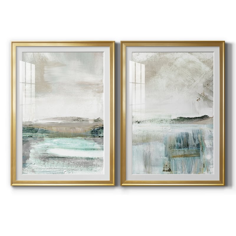 Summer Teal I Premium Framed Print - Ready to Hang