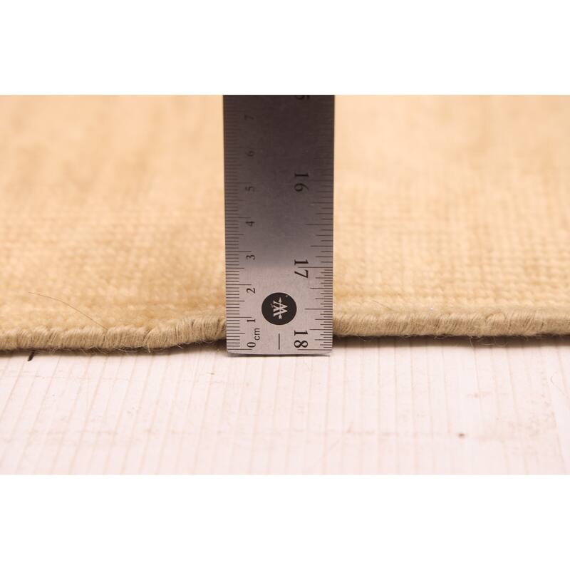 ECARPETGALLERY Hand-knotted Pak Finest Marrakesh Beige Wool Rug - 9'0 x 12'7