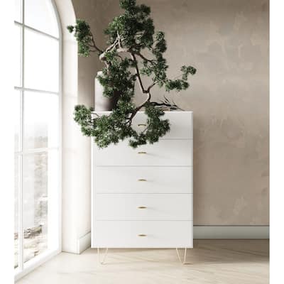 Modrest Bryan Modern White Chest