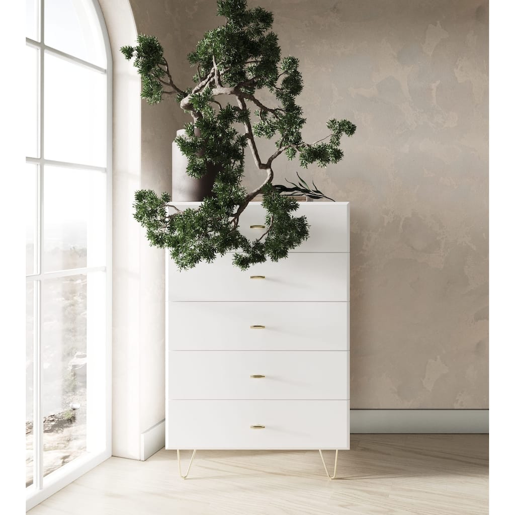 Modrest Bryan Modern White Chest
