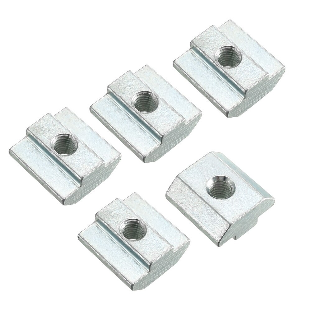 Binzzo T Nuts Tee Sliding Slot Nuts 20 Series M3 Threaded Slide in Pre-Assembly for 20x20 Aluminum Extrusions Frame with Profile 2020 Sereis 6mm Slot for CNC Router Build Rail 3D Printer 50pcs 