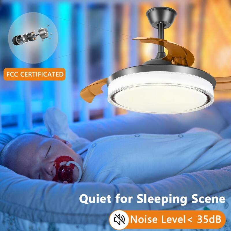 Retractable Lowprofile Ceiling Fan Boomerang Blade Ceiling Fan Bed Bath & Beyond 40114347