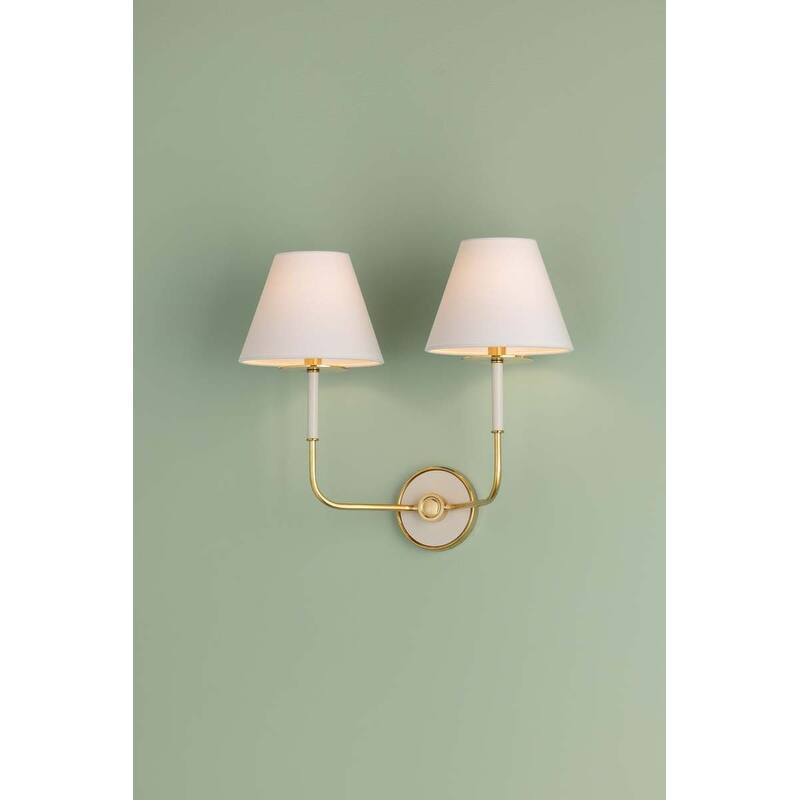 Hudson Valley Lighting MDS2201 Wedgewood 2 Light 16" Tall Wall Sconce