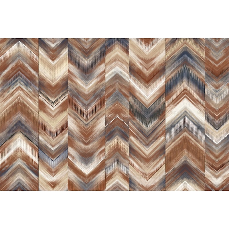 Modern Chevron Pattern Wallpaper Mural