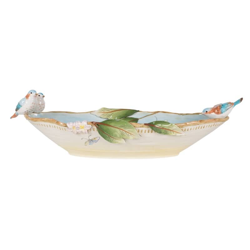 Fitz and Floyd Toulouse Centerpiece Bowl, 4 Quarts