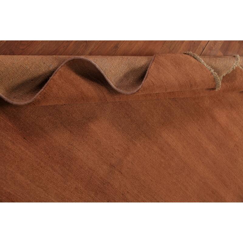 Gabbeh Modern Area Rug Handmade Oriental Orange Tribal Wool Carpet - 4'11" x 6'6"