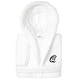 preview thumbnail 66 of 103, Sweet Kids 100% Polyester SUPER PLUSH Double Brushed Hooded Bathrobe with Black Script Monogram Q - Large