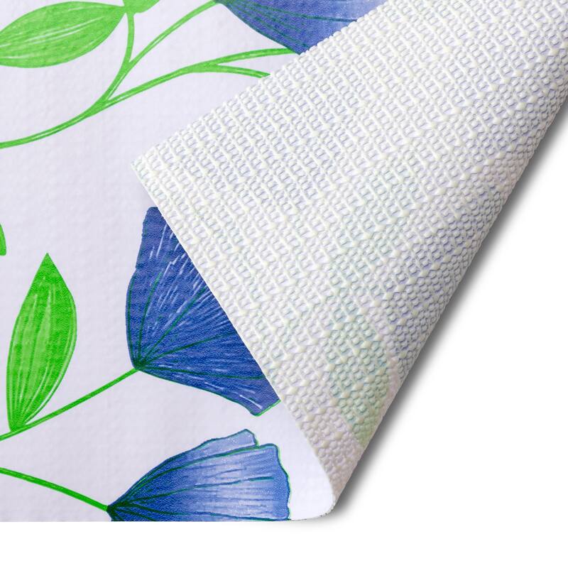 Printed foam kitchen shelf liner Independence Day Blue 18x96 12×120In