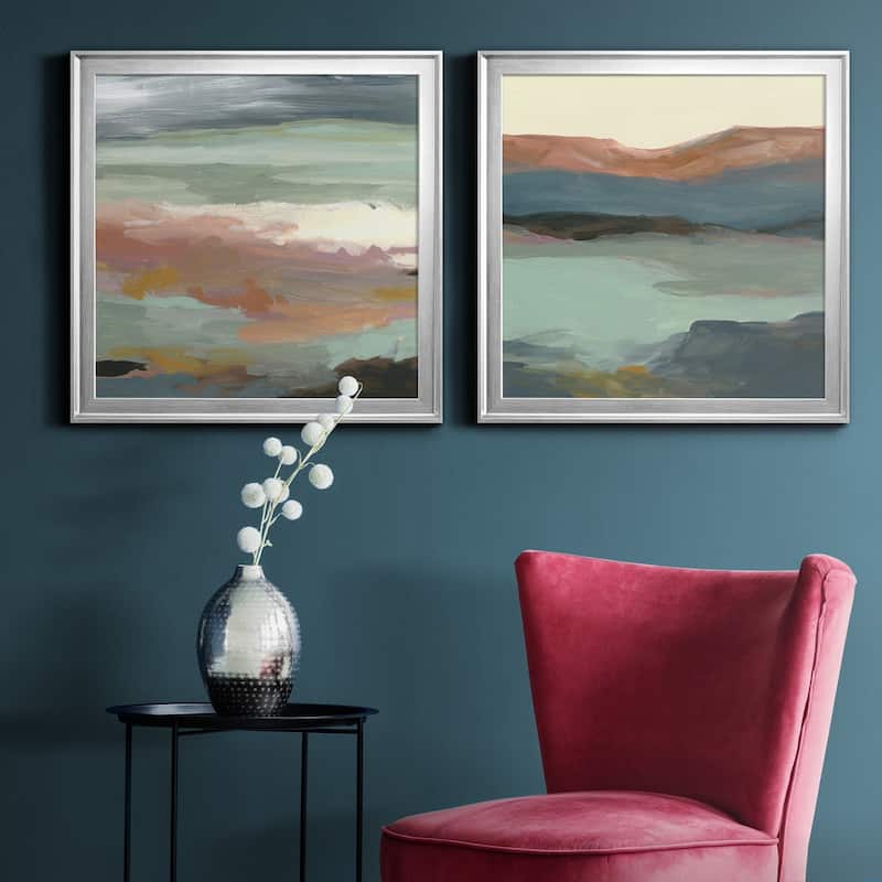 Ocean Bluffs-Premium Framed Canvas - Ready to Hang - Multi-Color