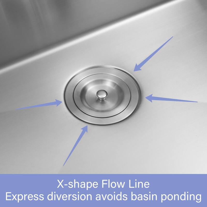 Undermount Workstation Laundry Utility Sink Deep Single Bowl 16 Gauge Stainless Steel Laundry Tub Sink