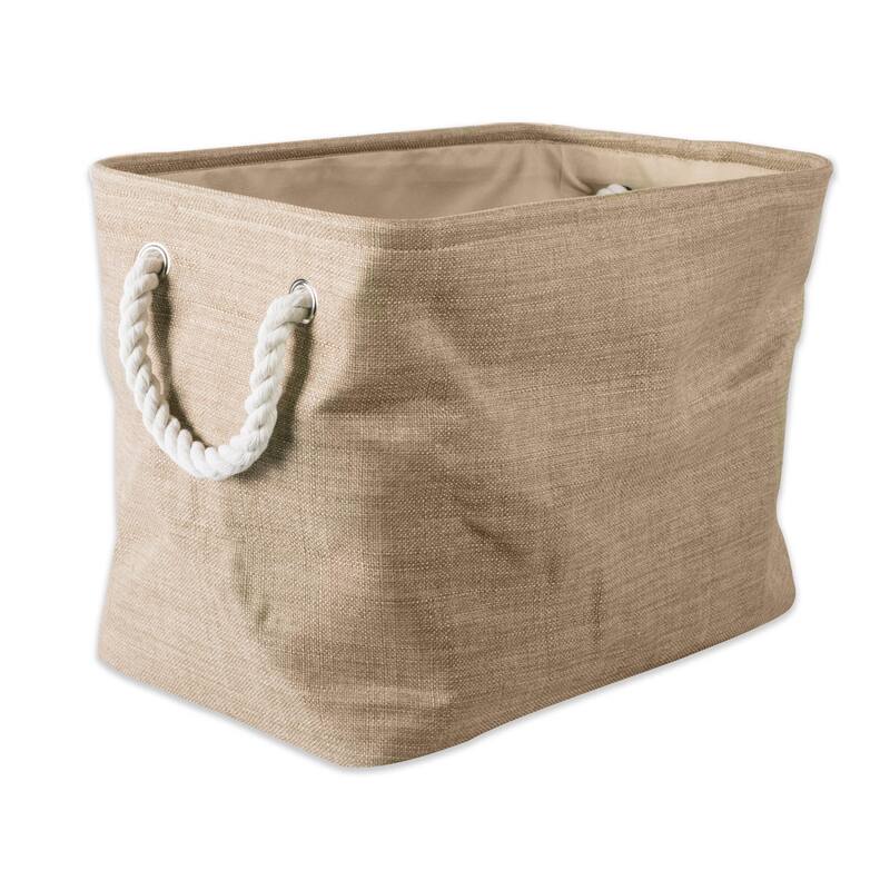 DII Variegated Decorative Storage Bin - Small - Taupe