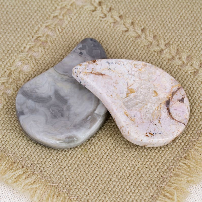 Novica Handmade Heavenly Connection Stress-Relieving Stones (Set Of 2)