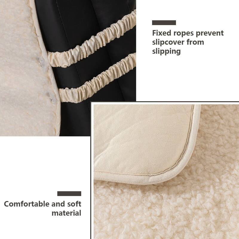 Stonecrest Non Slip Recliner Chair Cover, Boer Sherpa Recliner Slipcover