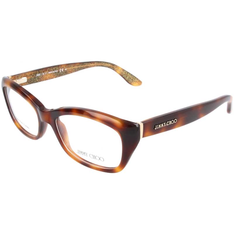 Jimmy Choo Women's 52mm Havana Glitter Gold Opticals JC82-EHO-52