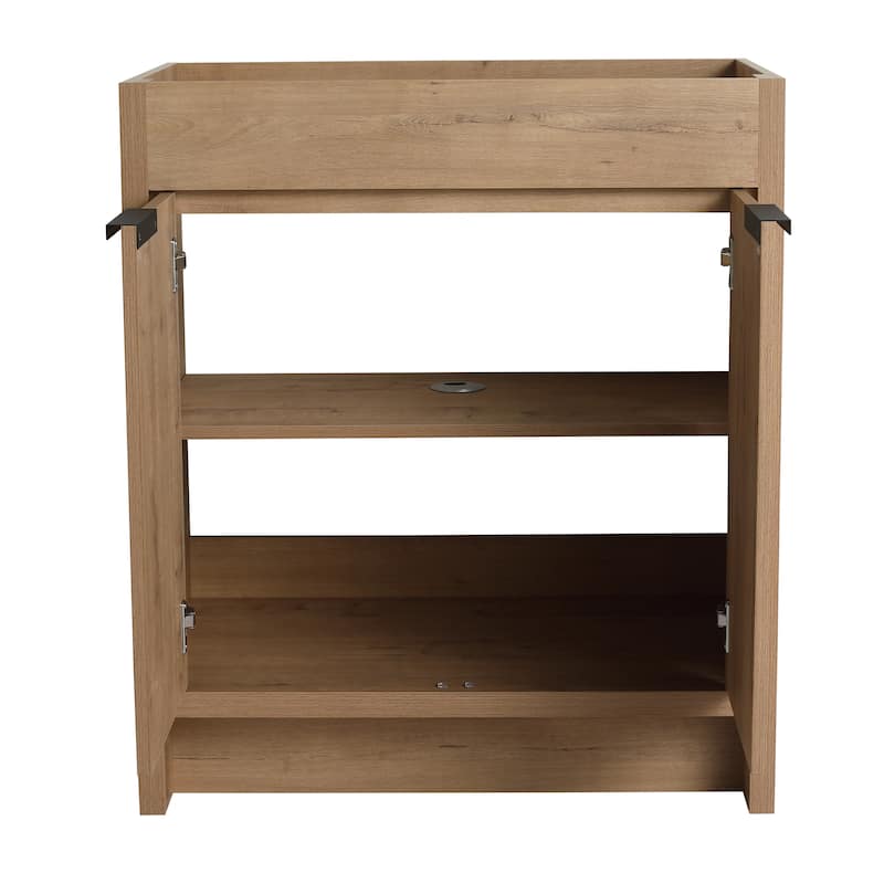 24/30/36 Inch Freestanding Bathroom Vanity Cabinet with Soft Close Door and Adjustable Shelf (Without Sink)