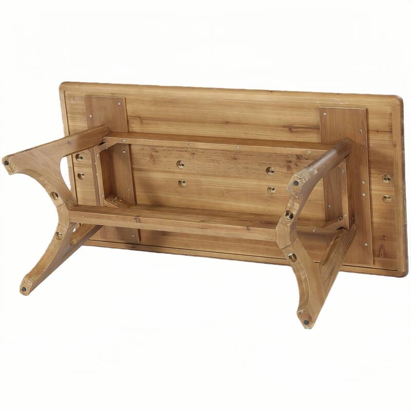 62.99" Solid Wood Executive Desk, Farmhouse Home Office Desk