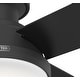 preview thumbnail 9 of 22, Hunter 52" Dempsey Flush Mount Ceiling Fan w/ LED Light Kit, Handheld Remote - Contemporary, Transitional - Low Profile