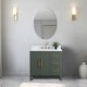 preview thumbnail 12 of 95, Vanity Art 36" Single Sink Bathroom Vanity Cabinet with Engineered Marble Countertop