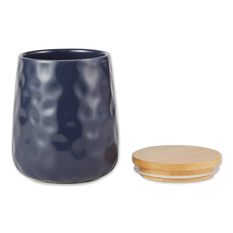Matte Dimple Texture Ceramic Canister (Set of 2) - 3.25 Cup/5.75 Cup