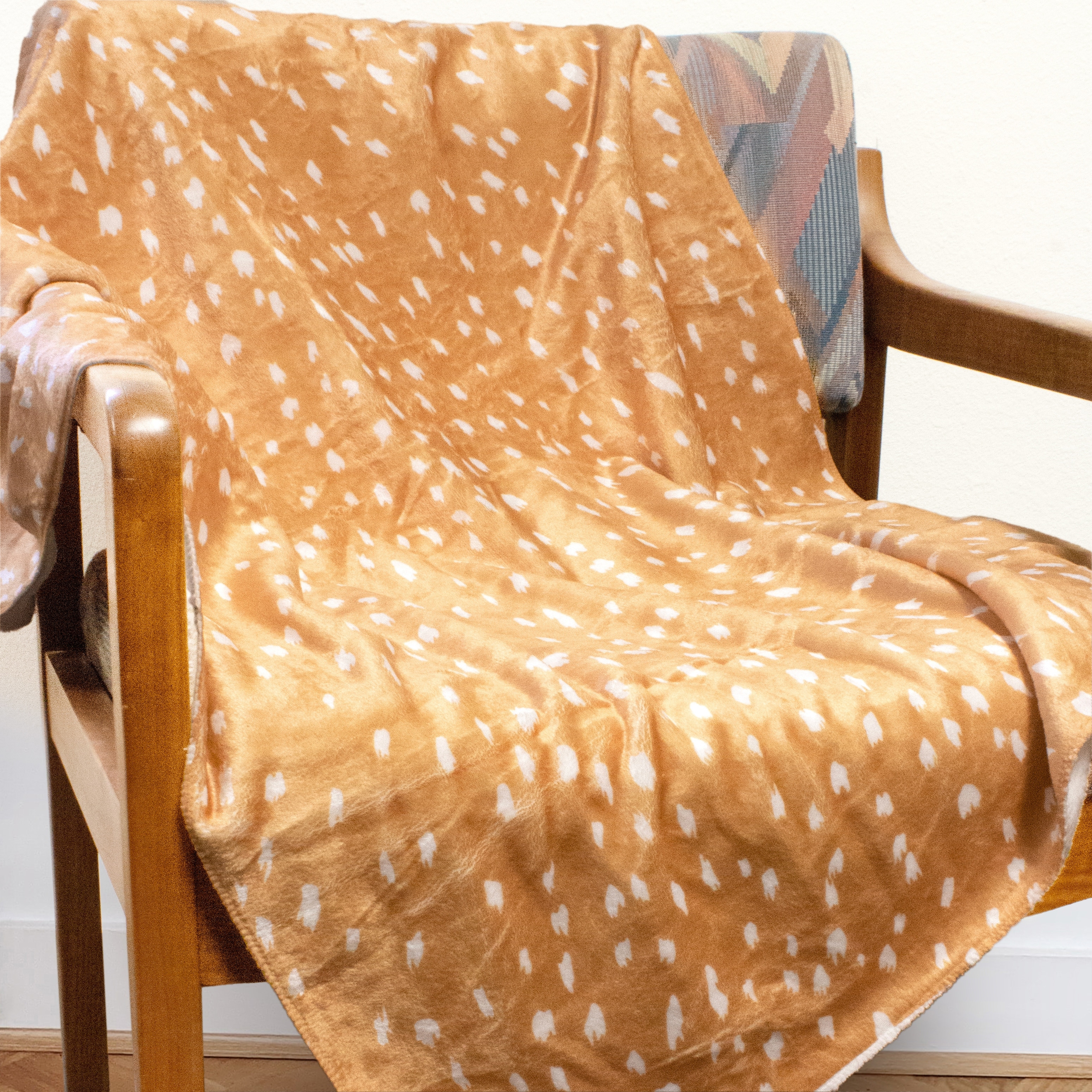 Deer Print Throw Blanket-image