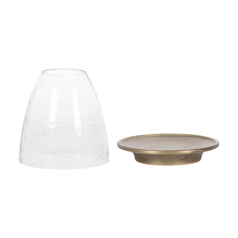 Kate and Laurel Campana Cloche Candle Holder Set - 2 Piece