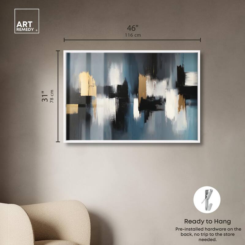 Within Blues Shadowbox by Art Remedy