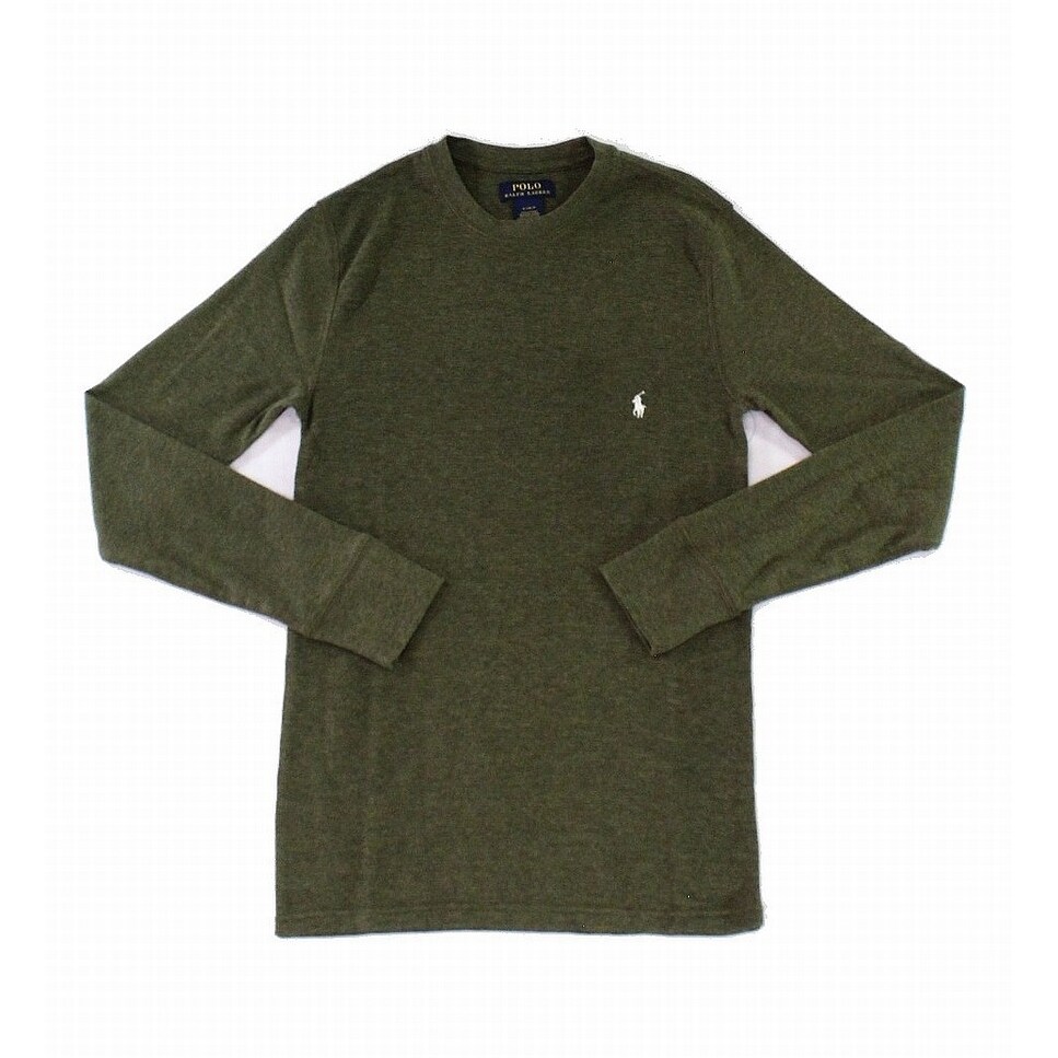 polo waffle knit thermal