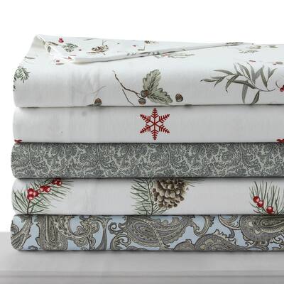 Ultra-soft Portuguese Flannel Extra Deep Pocket Sheet Set