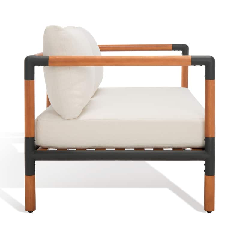 SAFAVIEH Couture Vinie Patio Sofa - 61 In W x 33 In D x 26 In H - 61W x 33D x 26H